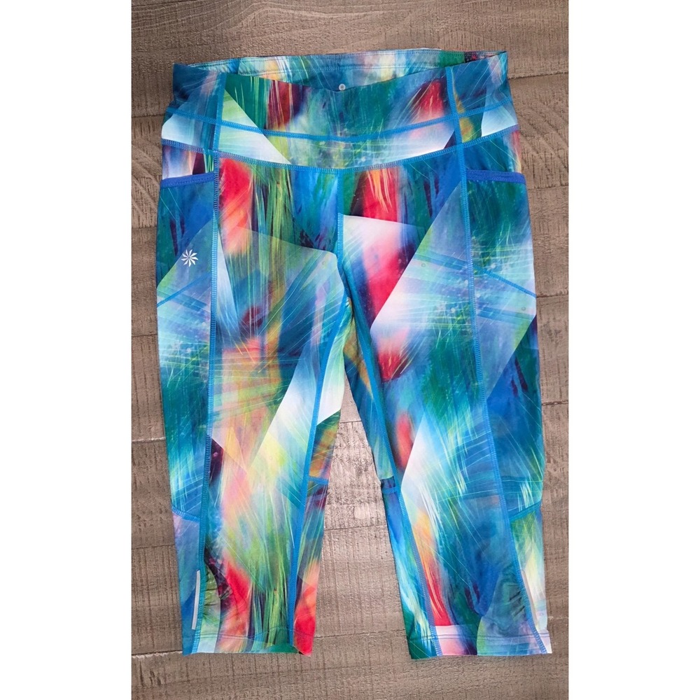 Womens Altheta Tropea Dobby Be Free Kicker Cropped Leggings Size Small